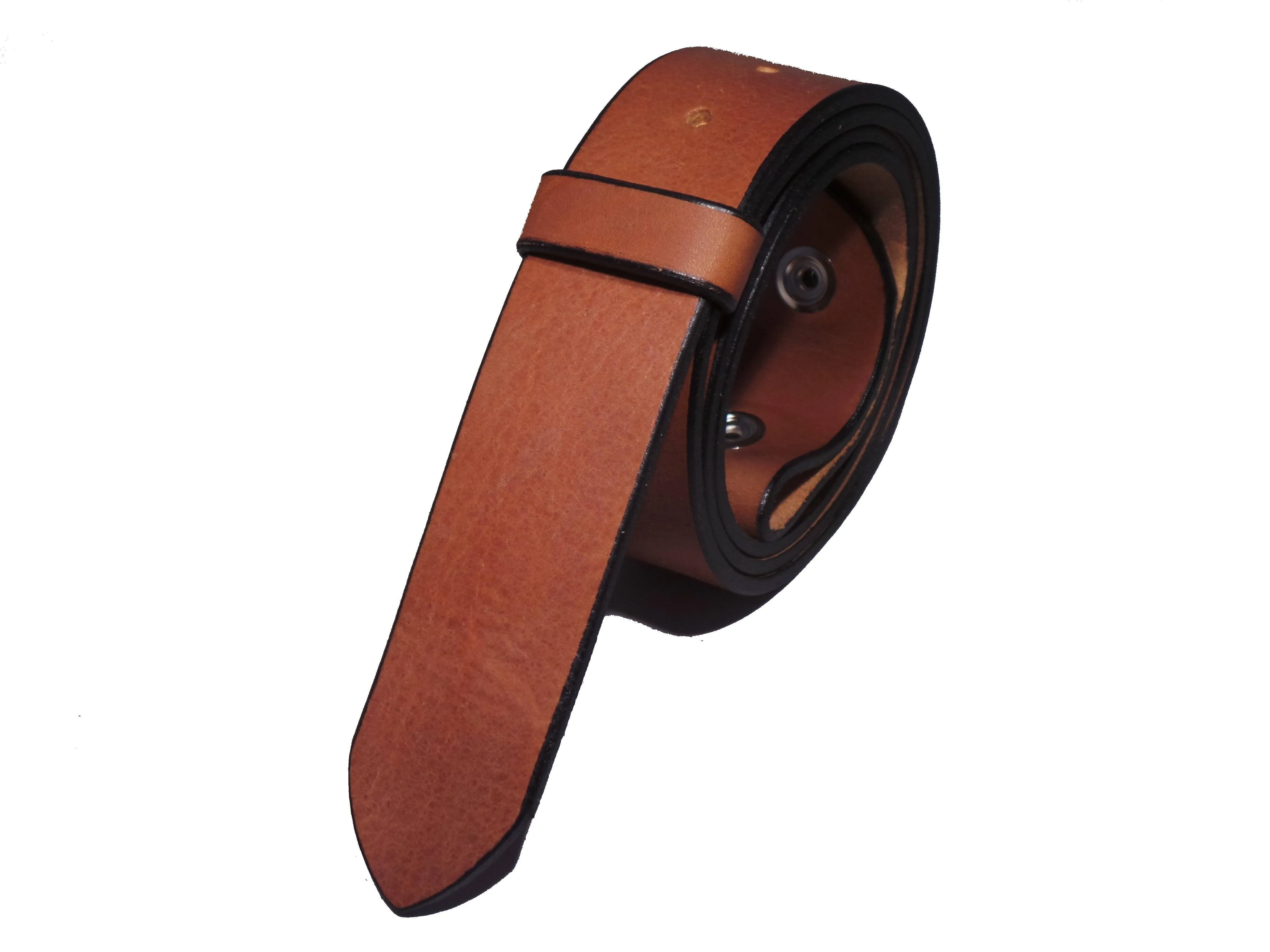 100% Real Brown 1 3/4" Inch (45mm) Leather Belt Strap