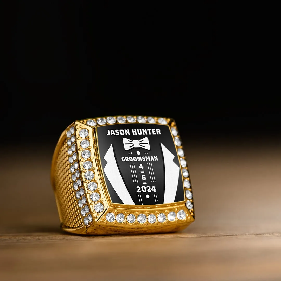Best Man Custom Championship Ring