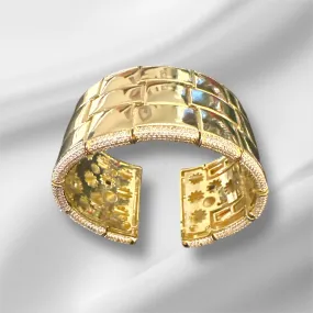 big brass cuff