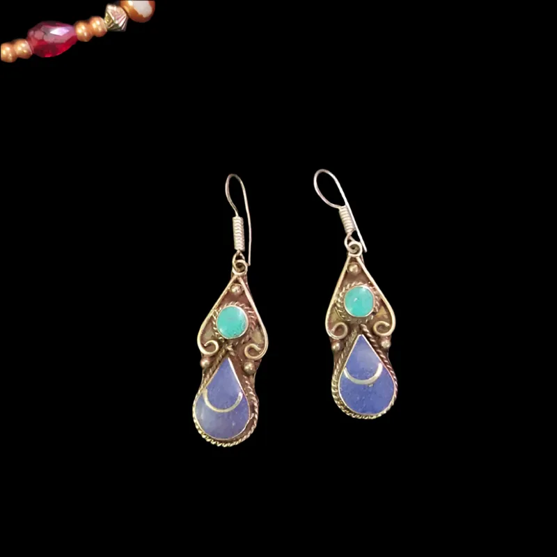 Boho Natural Stone Earrings