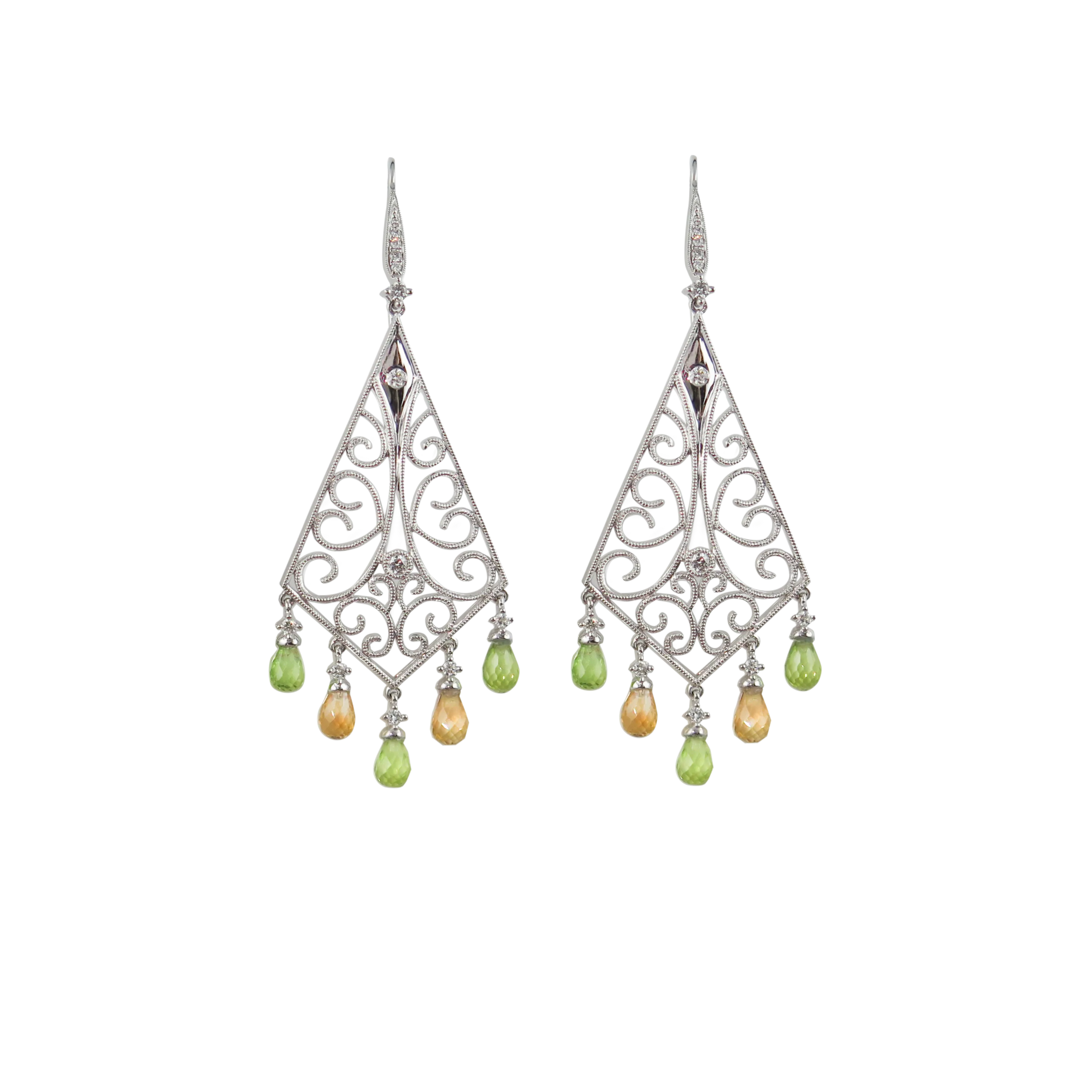 Boho Style Chandelier Earrings