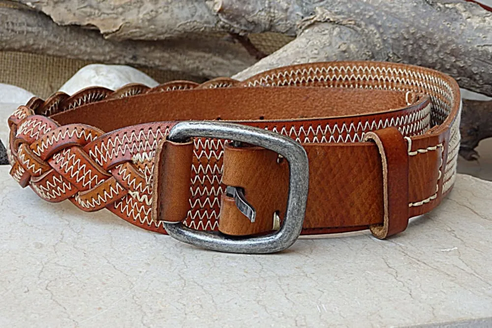 Braided belt.