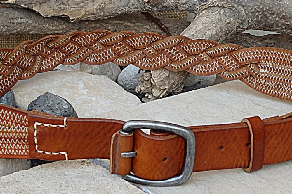 Braided belt.