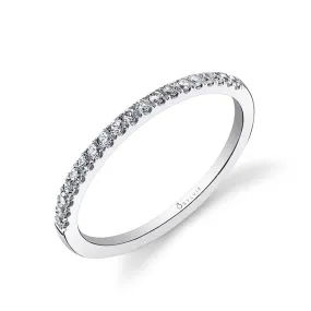 Classic Wedding Band - Jenny 14k Gold White