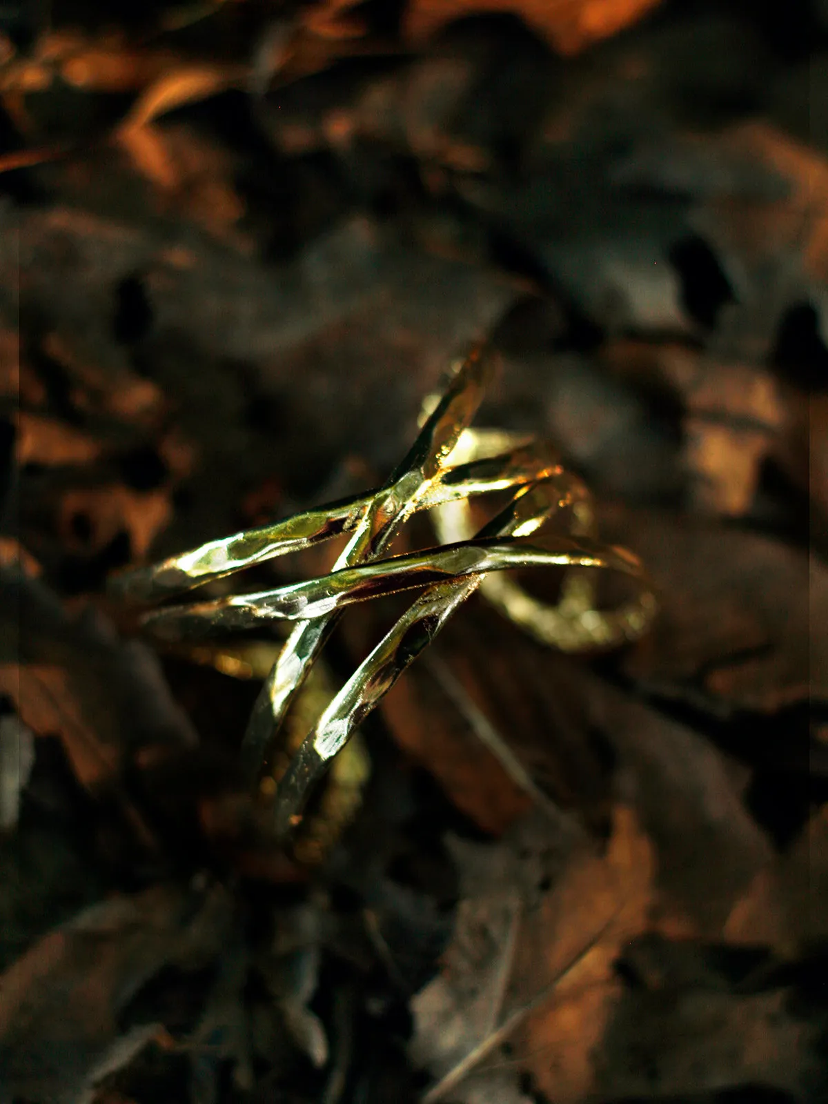 Criss-Cross Cuff Gold
