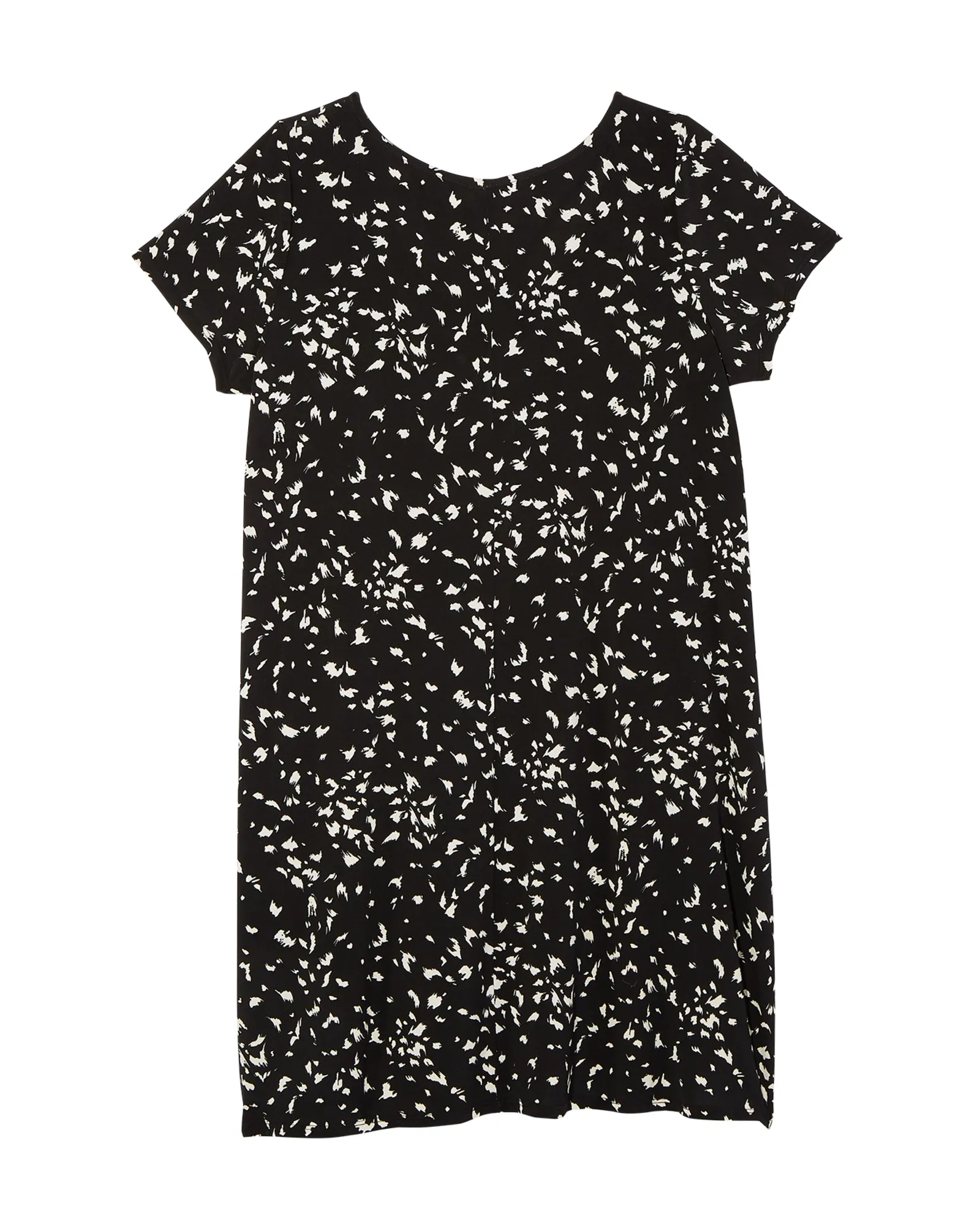 Douglasville Lattice Knit Dress | Black / White
