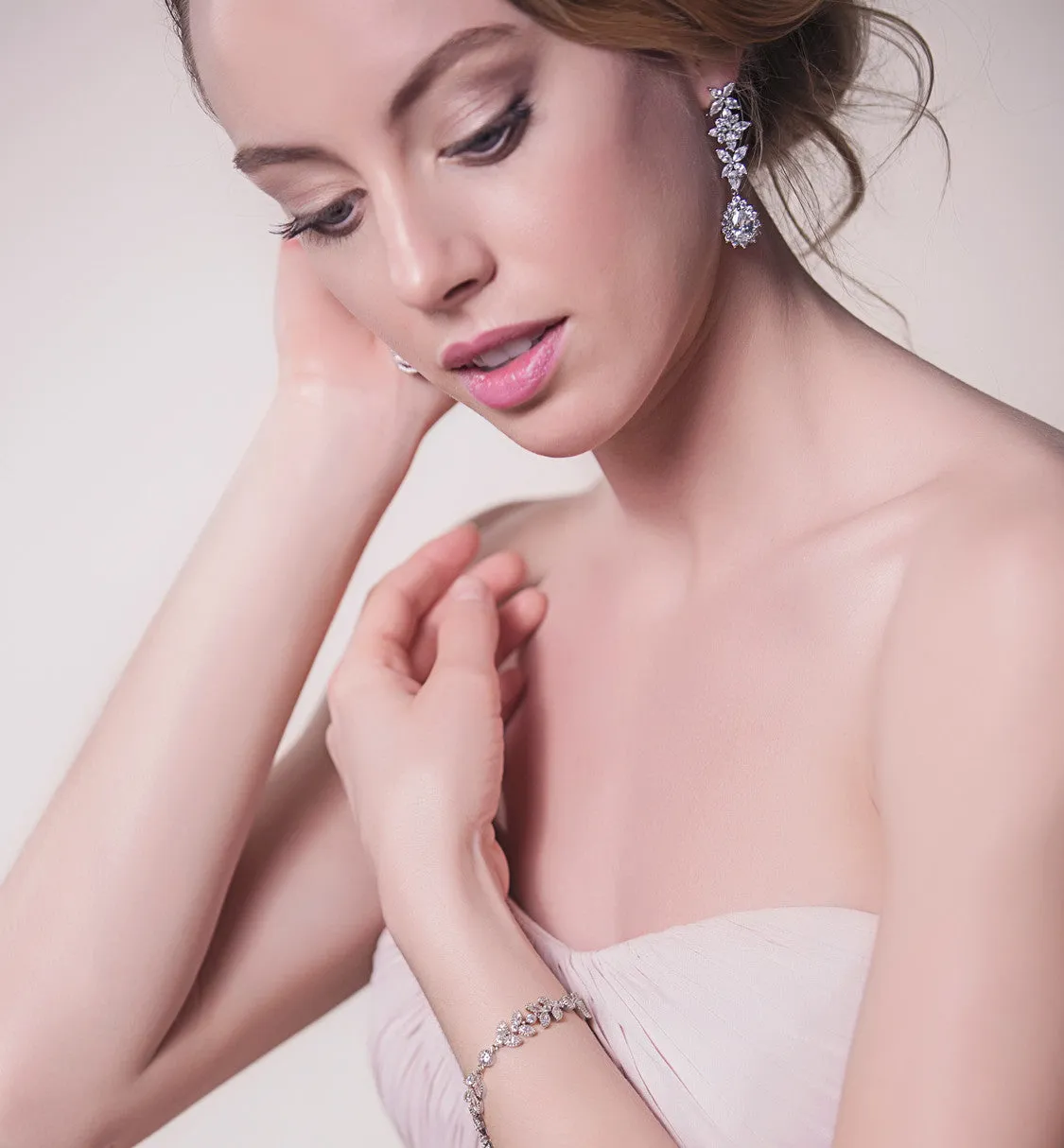 Fleur Teardrop Earrings