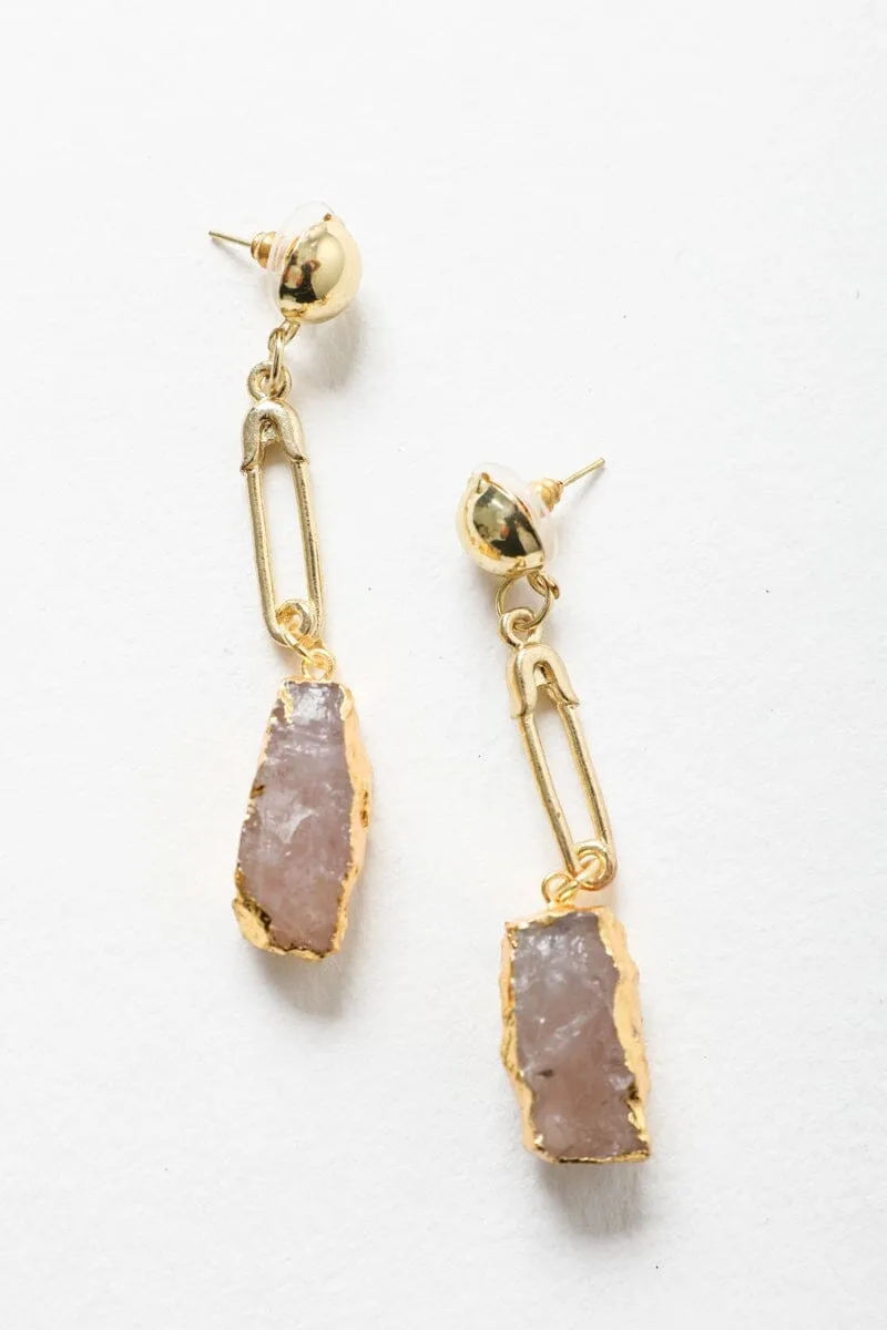 Gem Stone Fashion Earrings