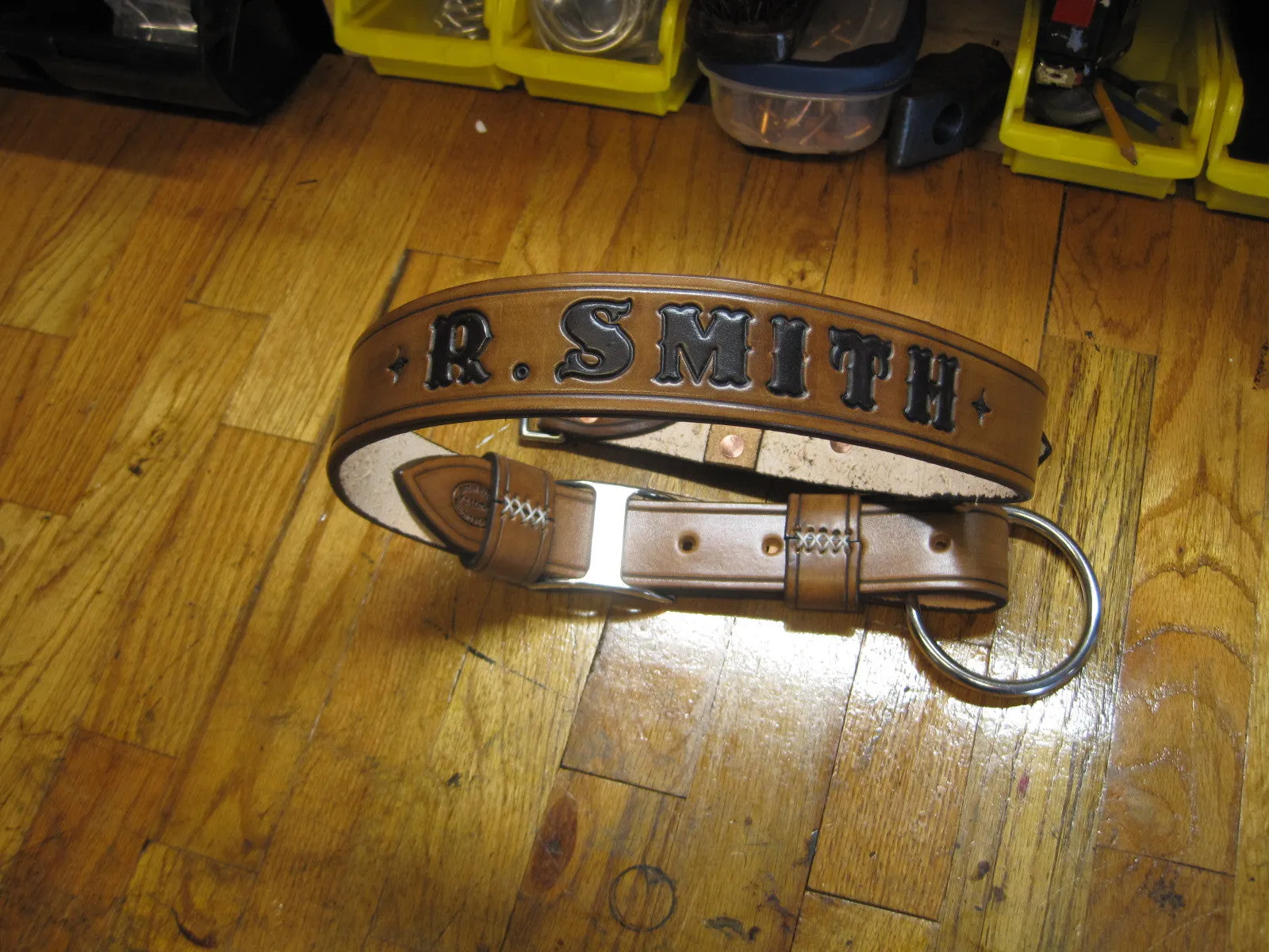 Heavy Duty Leather Truck Belt /Axe Belt