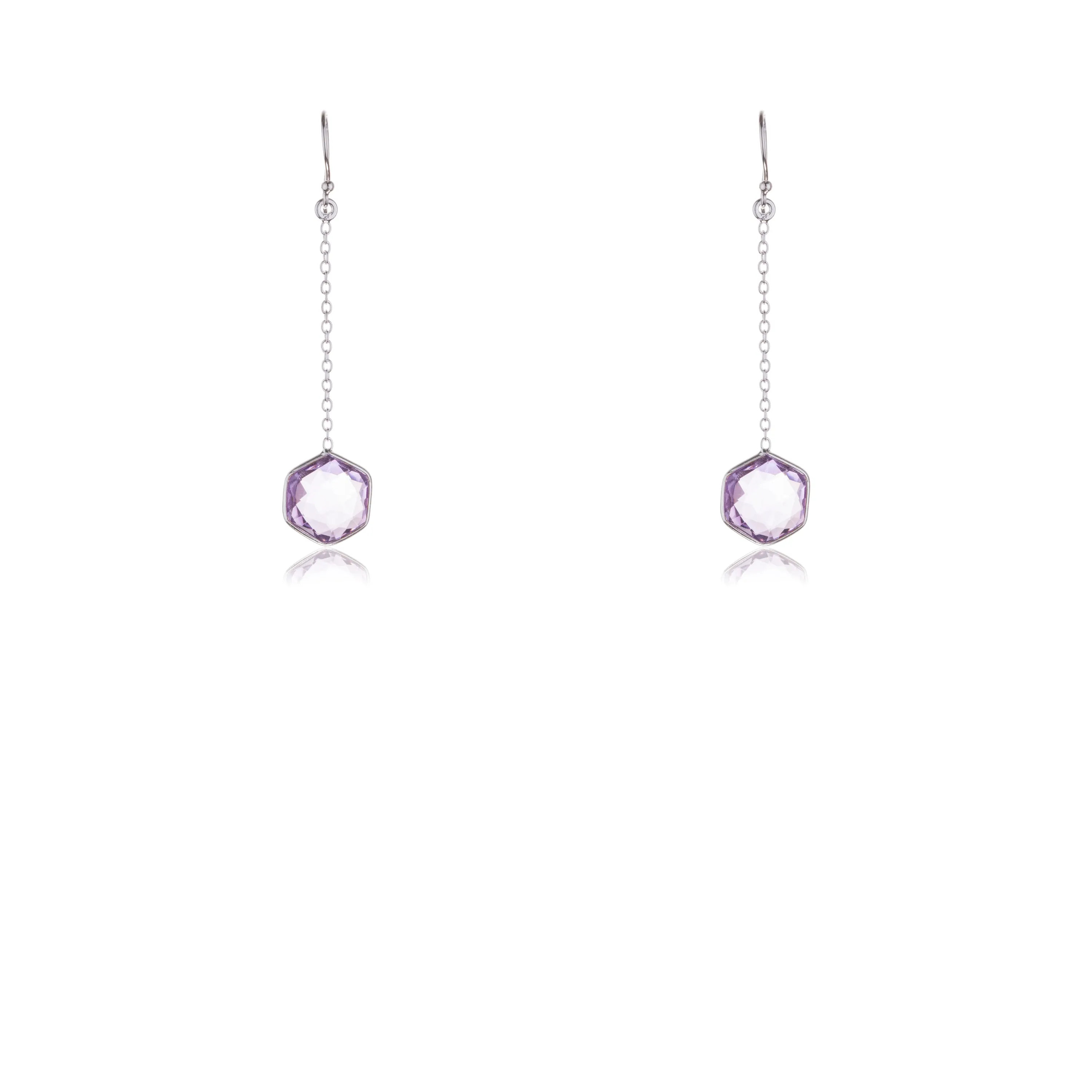 Keiko, Amethyst Earrings
