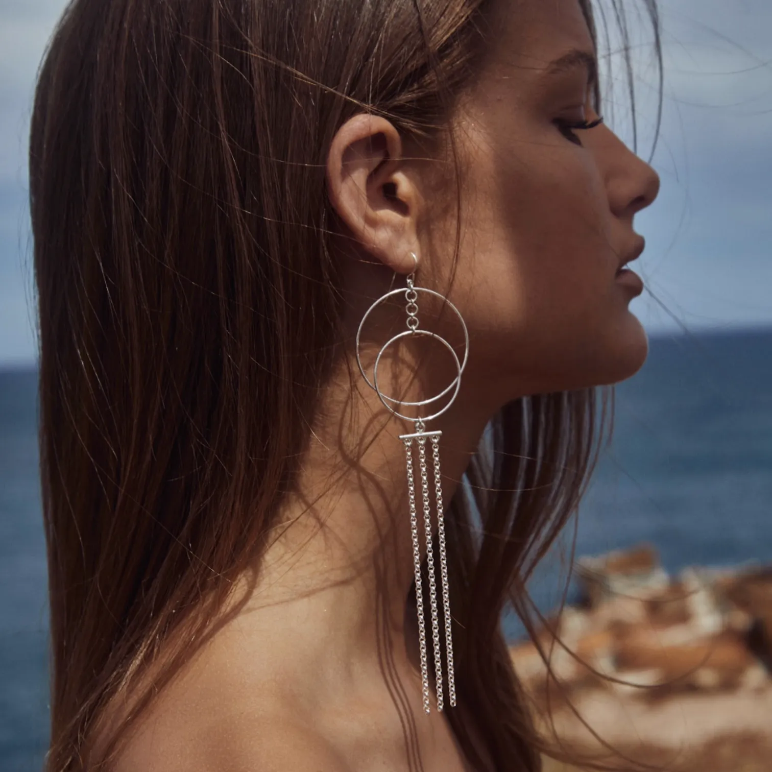 Lakota Earrings - Sterling Silver
