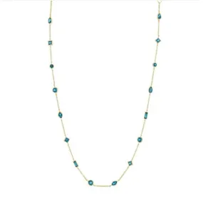 London Blue Topaz Necklace