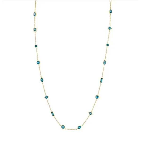 London Blue Topaz Necklace