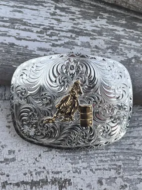 Montana Silversmiths Barrel Racer Buckle 6507BR