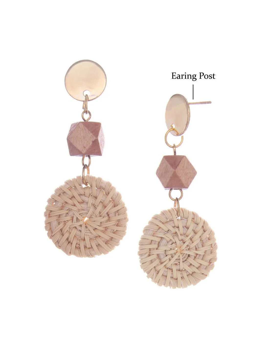 Nisha Aggarwal In Bamboo Earrings