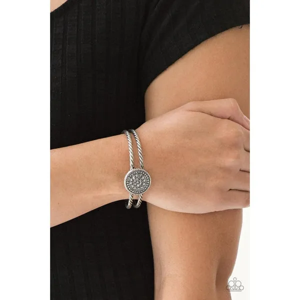 Paparazzi Definitely Dazzling - Silver Bracelet