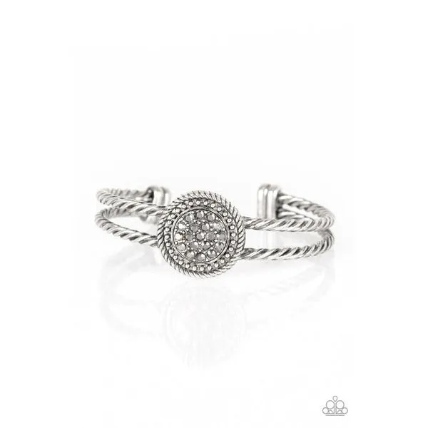 Paparazzi Definitely Dazzling - Silver Bracelet
