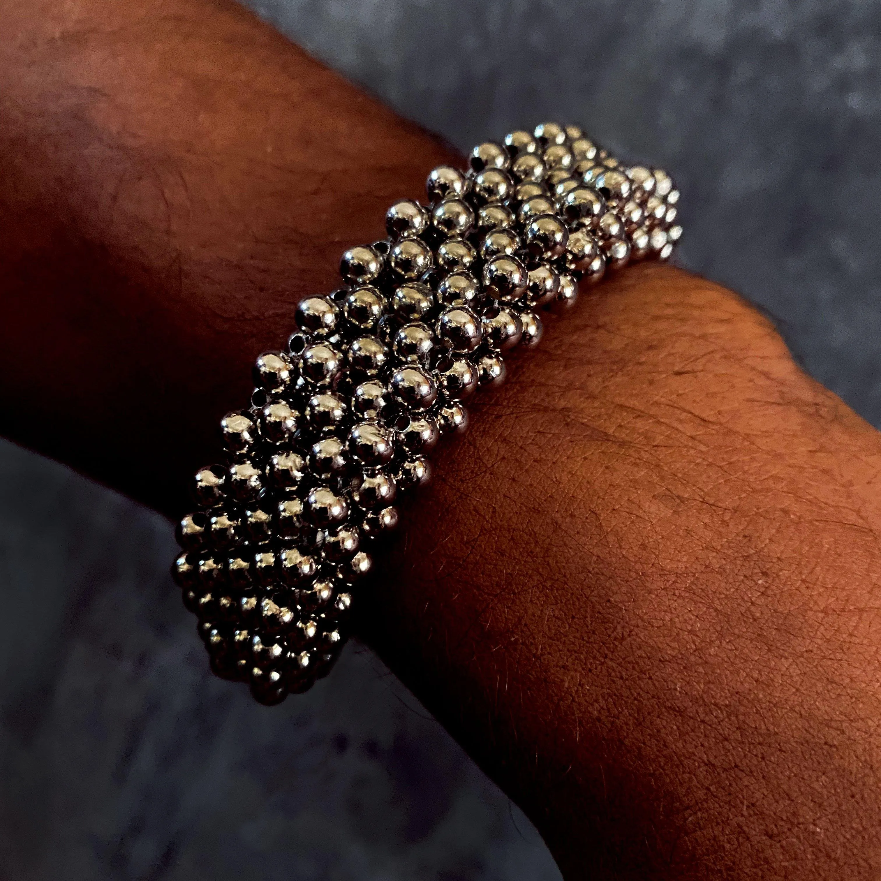 Silver Artemisia 4D Supple Cuff
