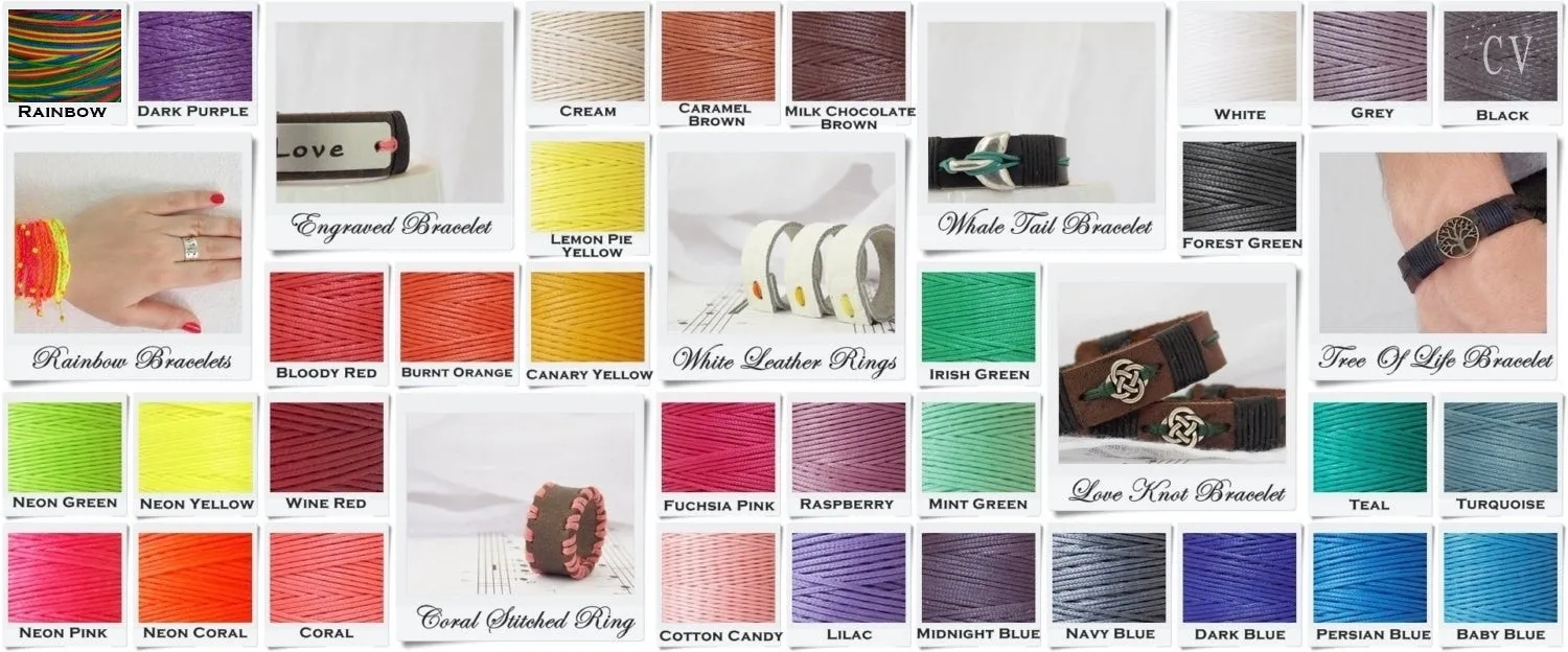 Square Knot Leather Collar