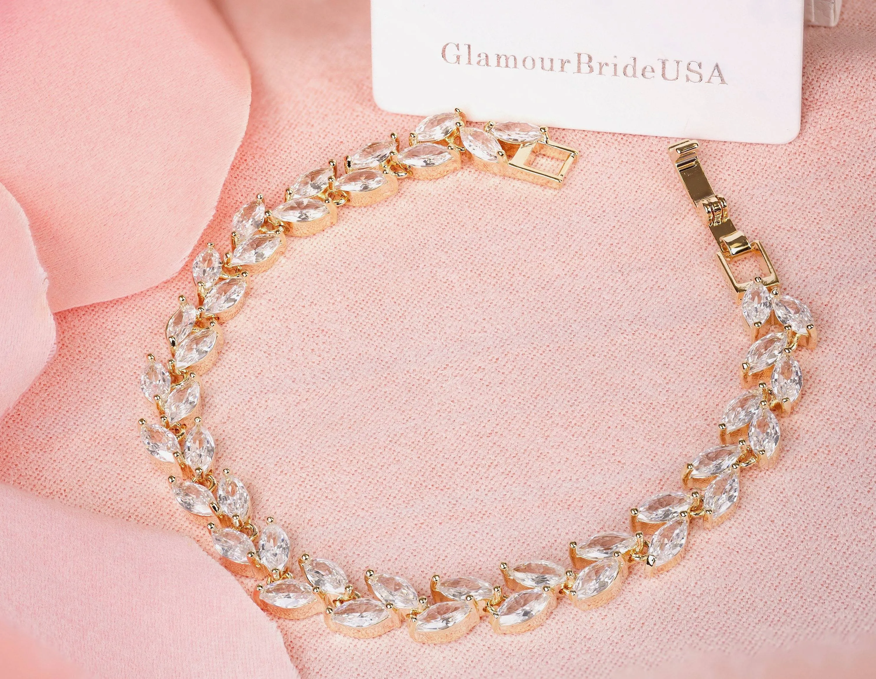 Statement Rose Gold Earrings - Sara