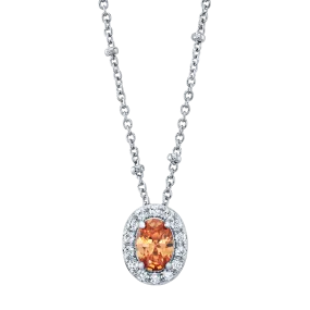Topaz Birthstone Necklace