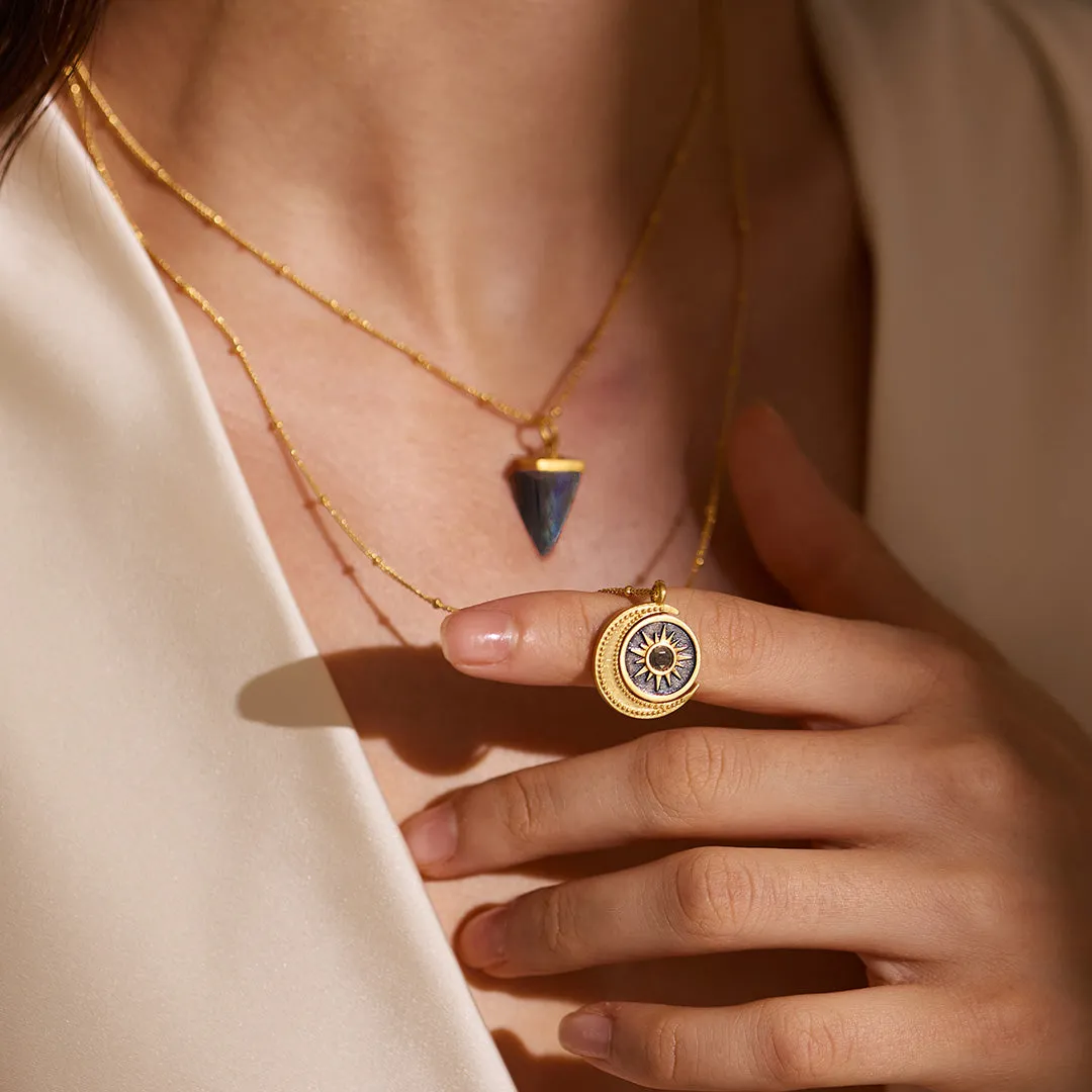 United in Light Spinning Pendant Necklace