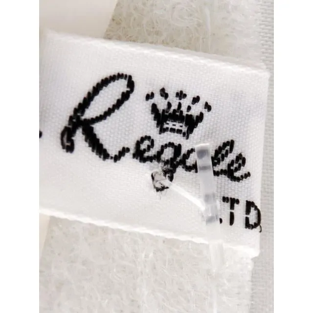 Vintage 1980s La Regale Beaded Womens Belt Silver & Clear Size M New Tags