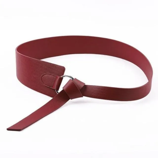 Wide PU Leather Corset Belt