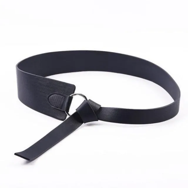 Wide PU Leather Corset Belt